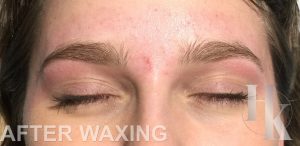 Eyebrow Waxing (after)