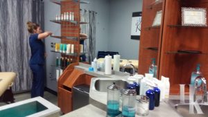 Clean And Sanitary Wax Room